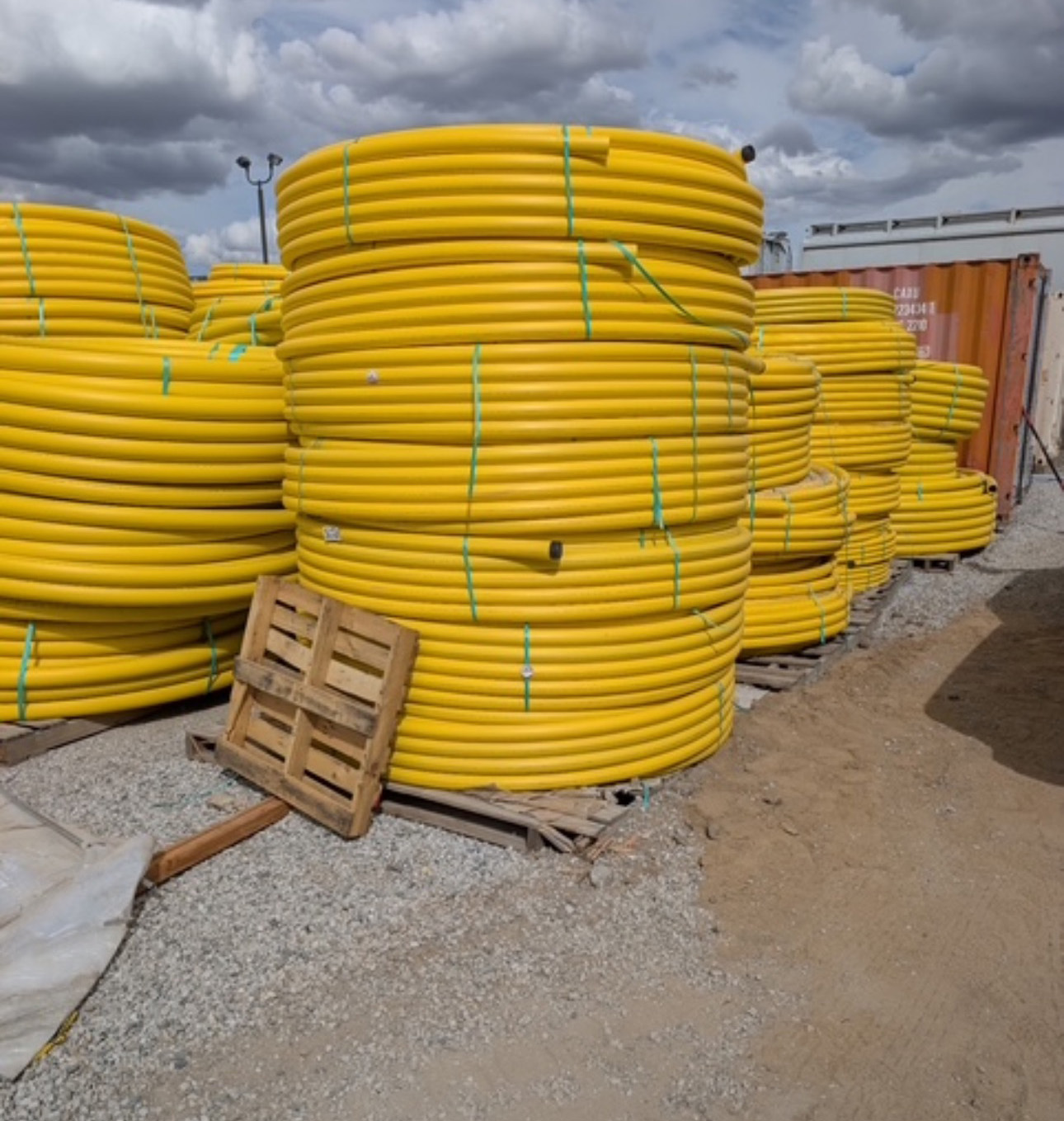 Responsible Processing of Expired PE Gas Pipe Material