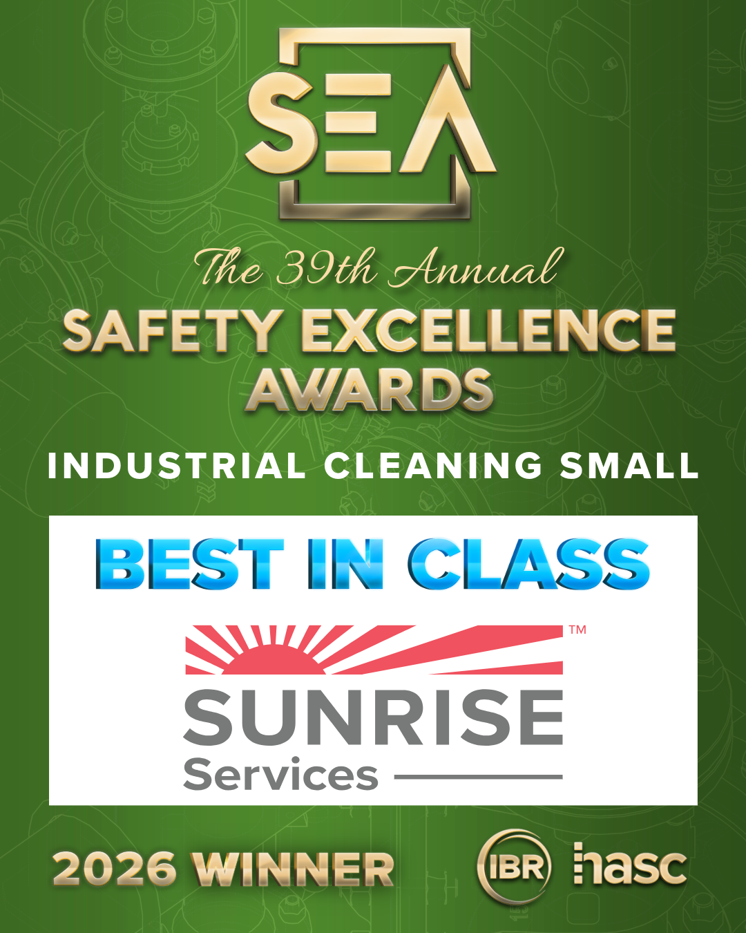 Sunrise Earns Best in Class at the 2026 Safety Excellence Awards