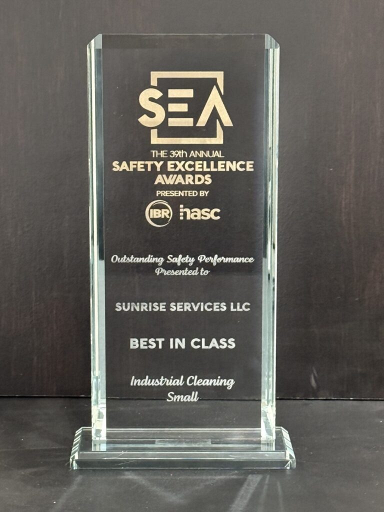 The Best in Class award for Sunrise Services